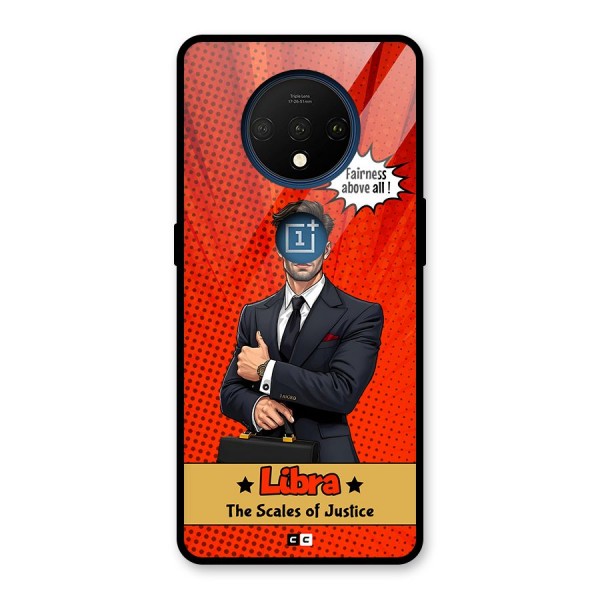 Impartial Libra Glass Back Case for OnePlus 7T