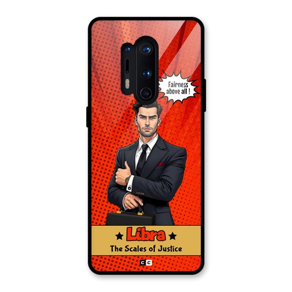 Impartial Libra Glass Back Case for OnePlus 8 Pro