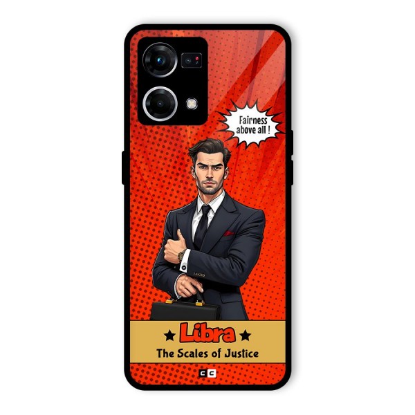 Impartial Libra Glass Back Case for Oppo F21s Pro 4G