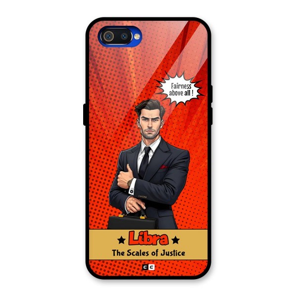 Impartial Libra Glass Back Case for Realme C2