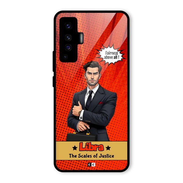 Impartial Libra Glass Back Case for Vivo X50