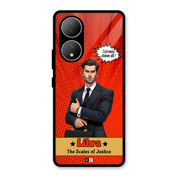 Impartial Libra Glass Back Case for Vivo Y100A