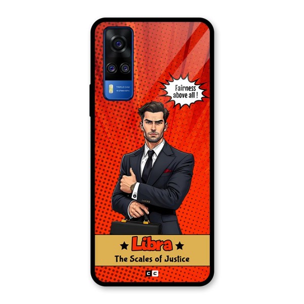 Impartial Libra Glass Back Case for Vivo Y31