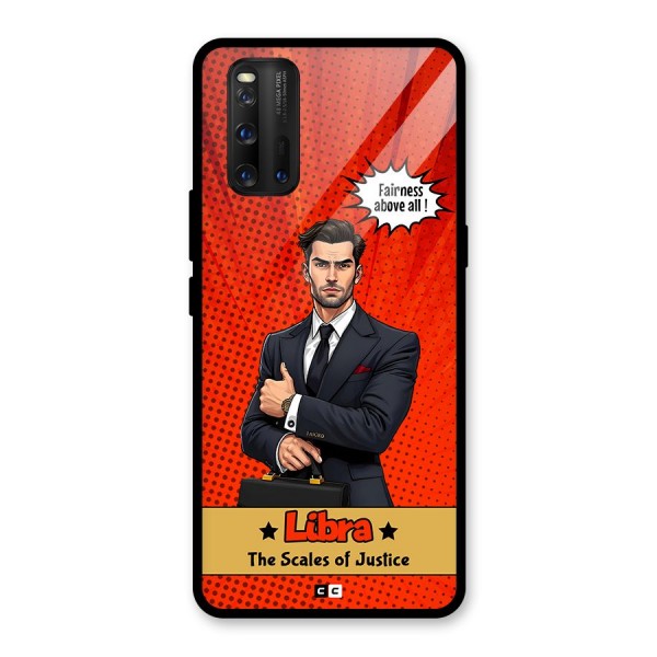 Impartial Libra Glass Back Case for Vivo iQOO 3