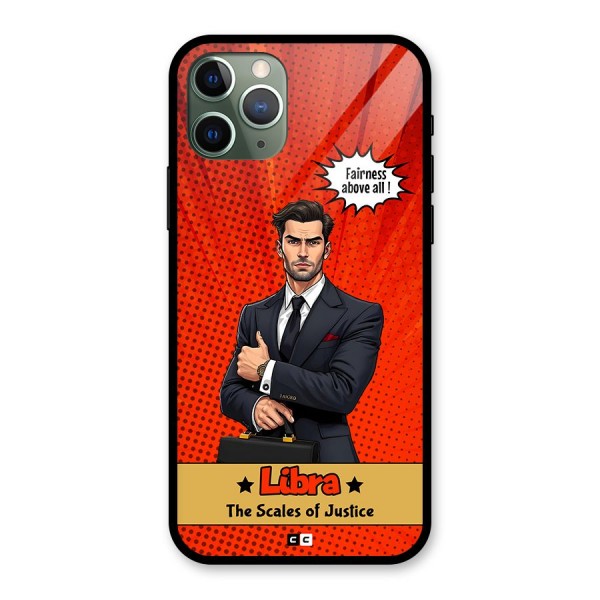 Impartial Libra Glass Back Case for iPhone 11 Pro