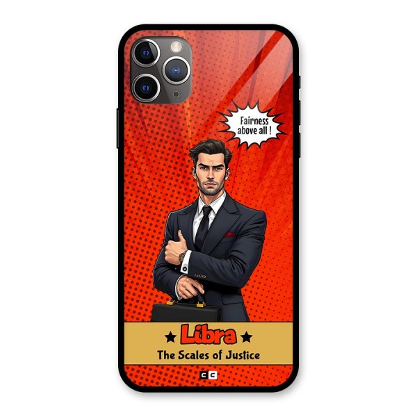 Impartial Libra Glass Back Case for iPhone 11 Pro Max