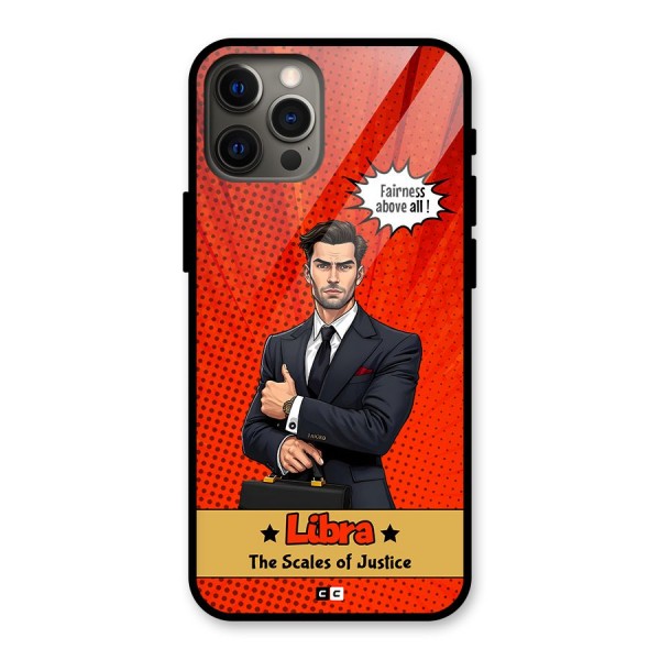 Impartial Libra Glass Back Case for iPhone 12 Pro Max
