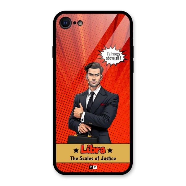 Impartial Libra Glass Back Case for iPhone SE 2022