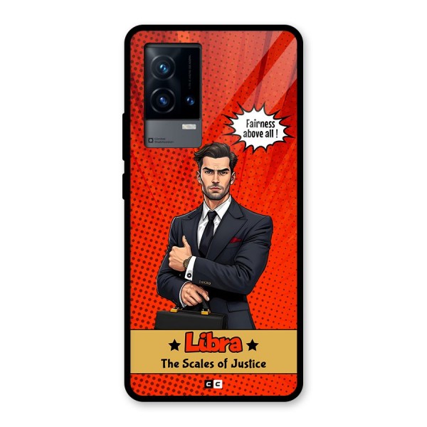 Impartial Libra Glass Back Case for iQOO 9 5G
