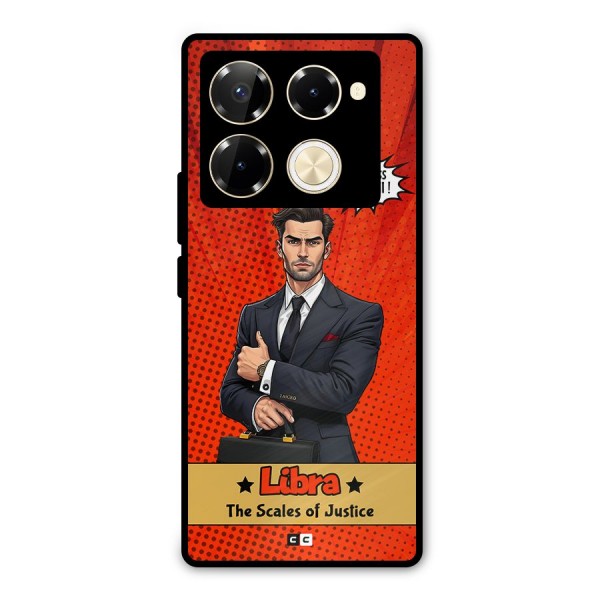 Impartial Libra Metal Back Case for Infinix Note 40 Pro Plus