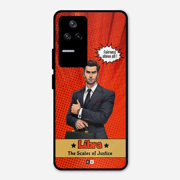 Impartial Libra Metal Back Case for Poco F4 5G
