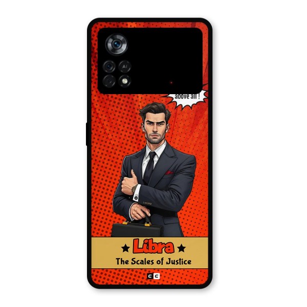 Impartial Libra Metal Back Case for Poco X4 Pro 5G