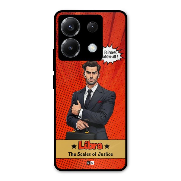 Impartial Libra Metal Back Case for Poco X6