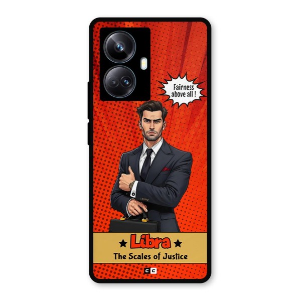 Impartial Libra Metal Back Case for Realme 10 Pro Plus