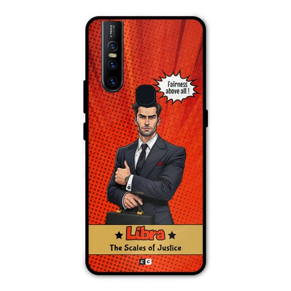 Impartial Libra Metal Back Case for Vivo V15