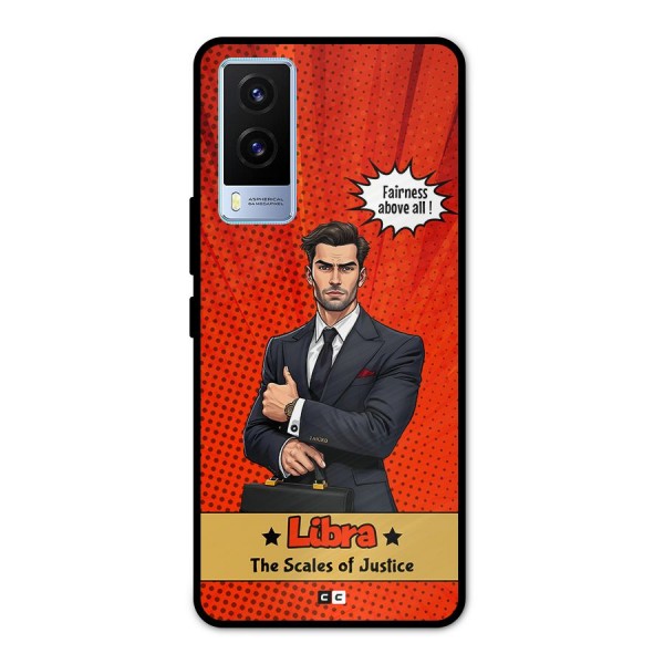 Impartial Libra Metal Back Case for Vivo V21e 5G
