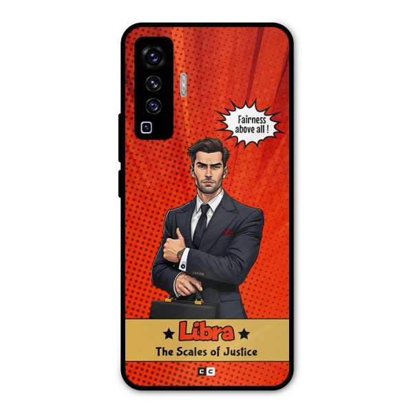 Impartial Libra Metal Back Case for Vivo X50