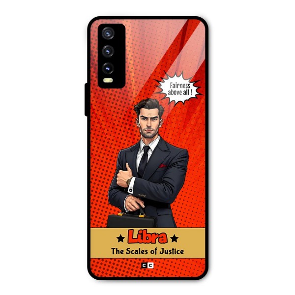 Impartial Libra Metal Back Case for Vivo Y20i