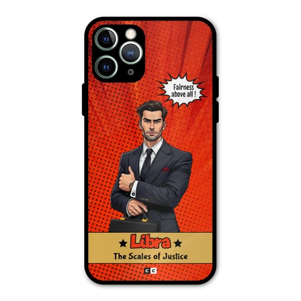 Impartial Libra Metal Back Case for iPhone 11 Pro Max