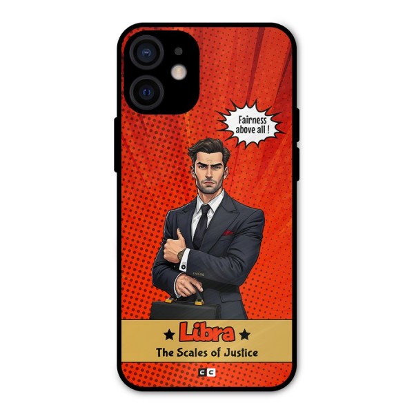 Impartial Libra Metal Back Case for iPhone 12 Mini