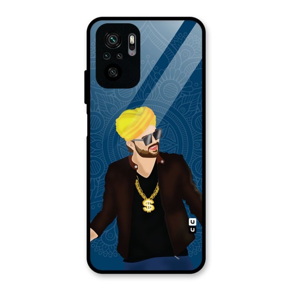 Indie Pop Illustration Glass Back Case for Redmi Note 10S