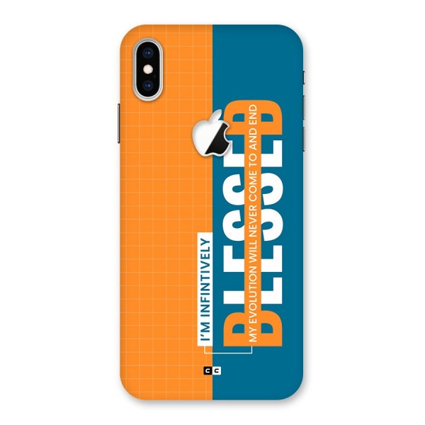 Infinite Blessed Back Case for iPhone XS Max Apple Cut