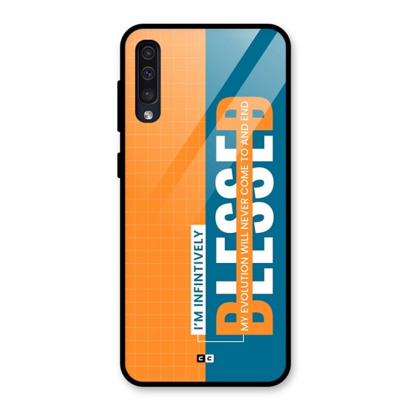 Infinite Blessed Glass Back Case for Galaxy A50