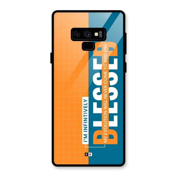 Infinite Blessed Glass Back Case for Galaxy Note 9