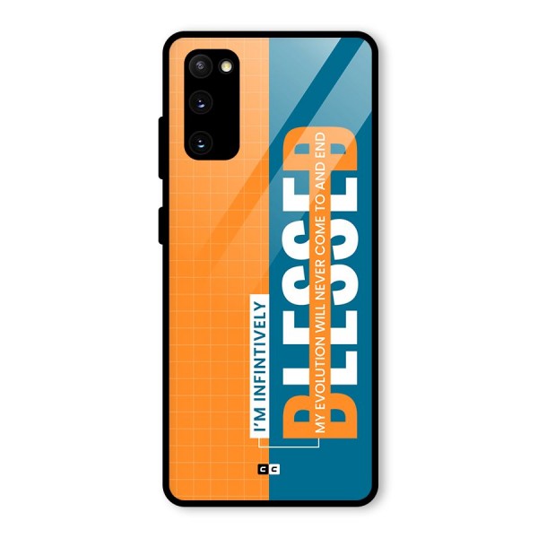 Infinite Blessed Glass Back Case for Galaxy S20 FE 5G