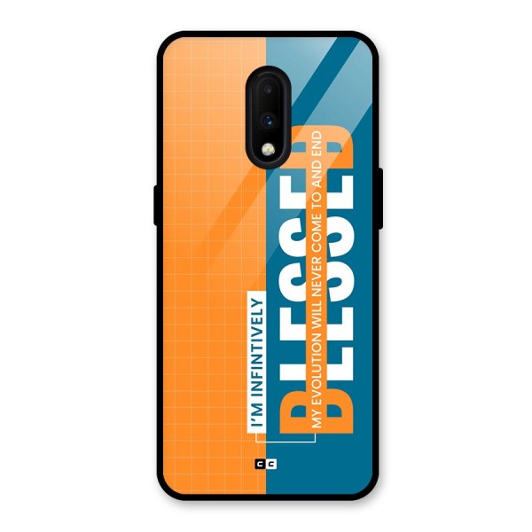 Infinite Blessed Glass Back Case for OnePlus 7