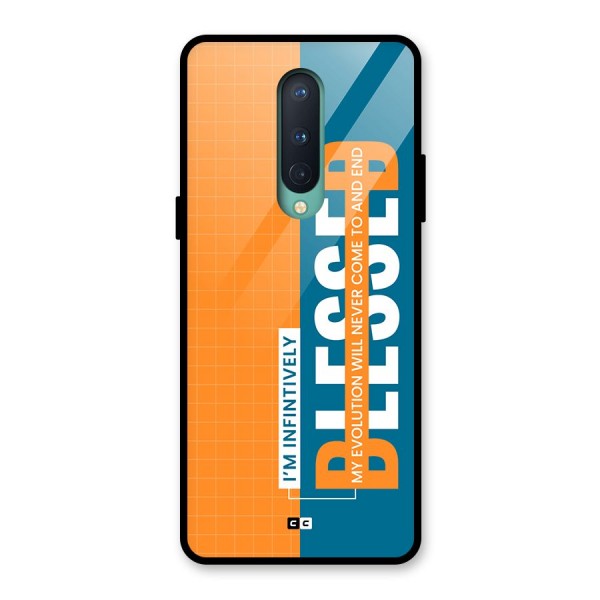Infinite Blessed Glass Back Case for OnePlus 8
