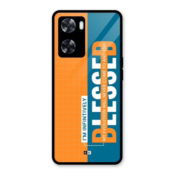Infinite Blessed Glass Back Case for Oppo A77