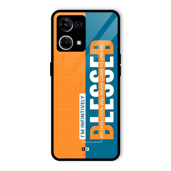 Infinite Blessed Glass Back Case for Oppo F21 Pro 4G