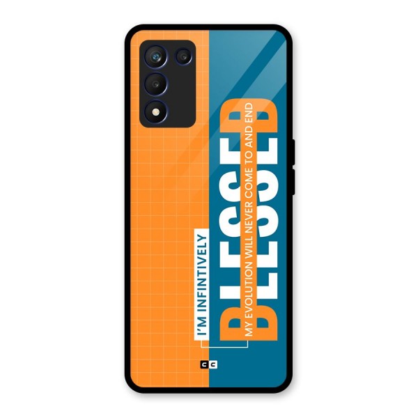 Infinite Blessed Glass Back Case for Realme 9 5G Speed