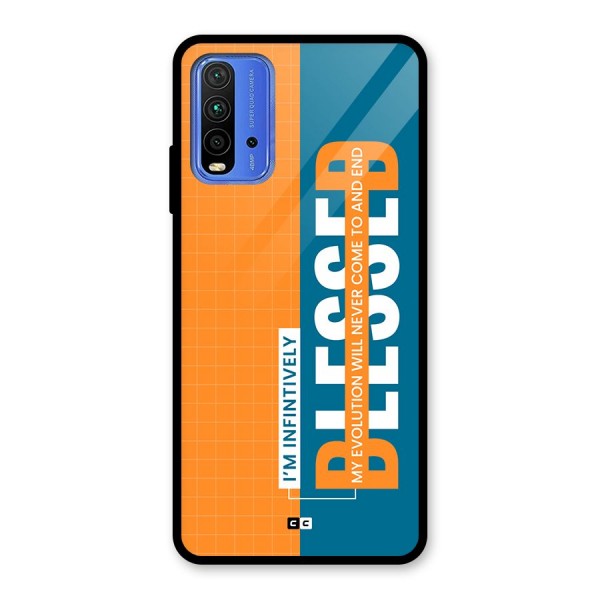 Infinite Blessed Glass Back Case for Redmi 9 Power