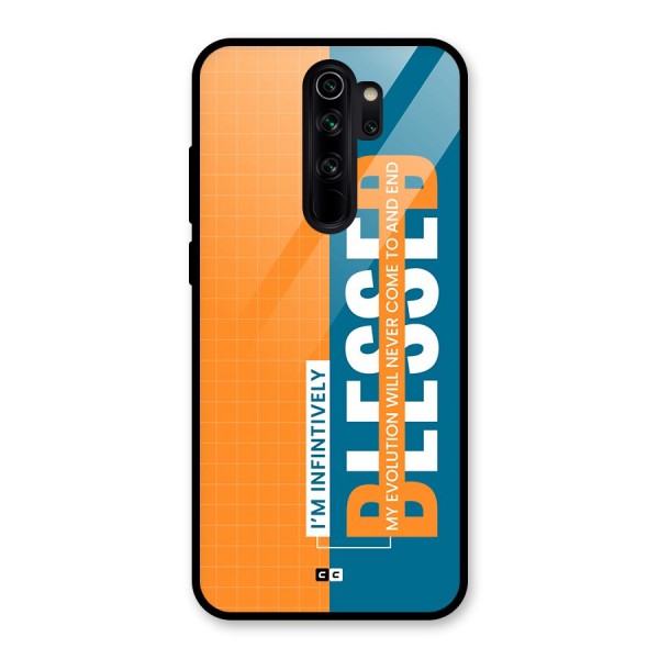 Infinite Blessed Glass Back Case for Redmi Note 8 Pro