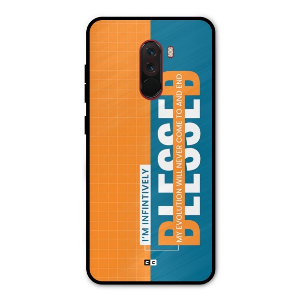 Infinite Blessed Metal Back Case for Poco F1