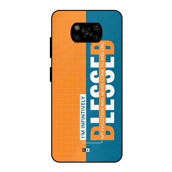 Infinite Blessed Metal Back Case for Poco X3