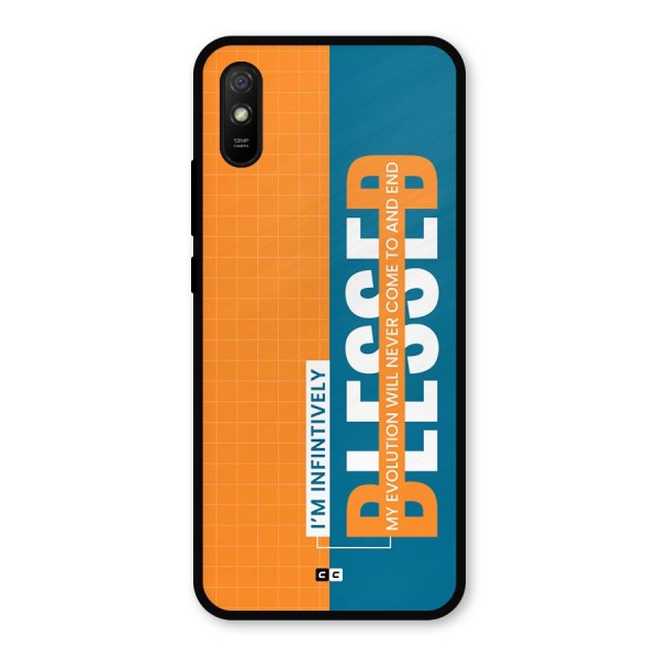 Infinite Blessed Metal Back Case for Redmi 9a