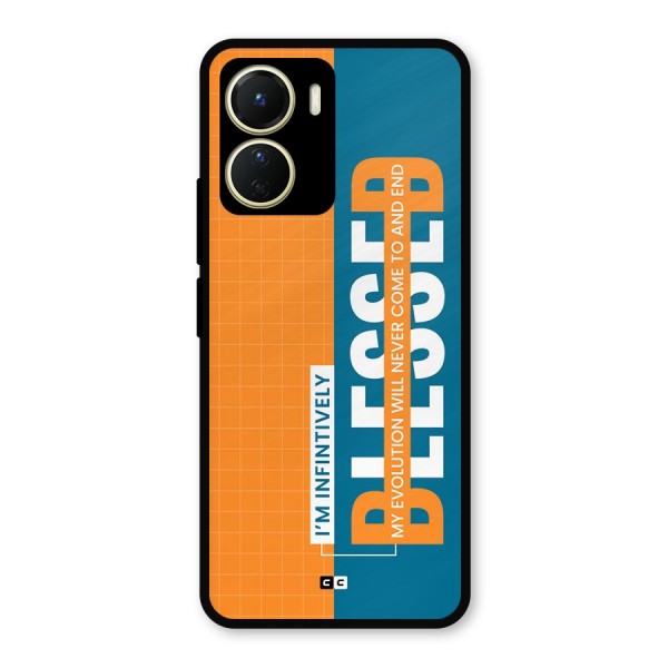 Infinite Blessed Metal Back Case for Vivo T2x