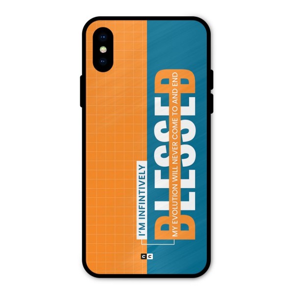 Infinite Blessed Metal Back Case for iPhone XS