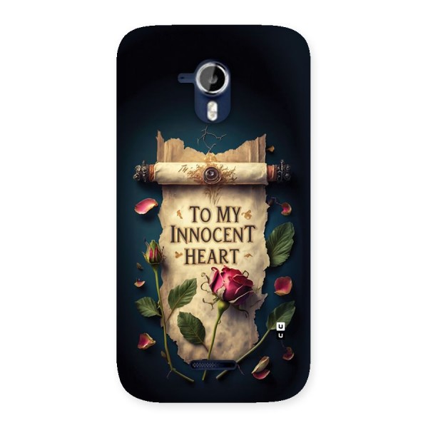Innocence Of Heart Back Case for Canvas Magnus A117