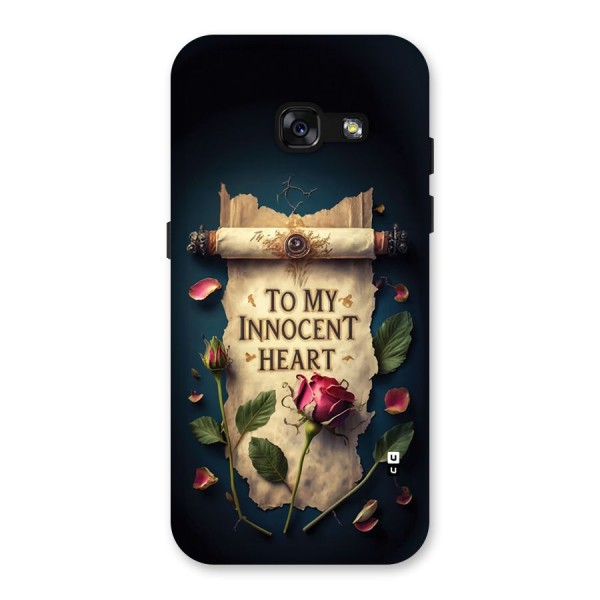 Innocence Of Heart Back Case for Galaxy A3 (2017)