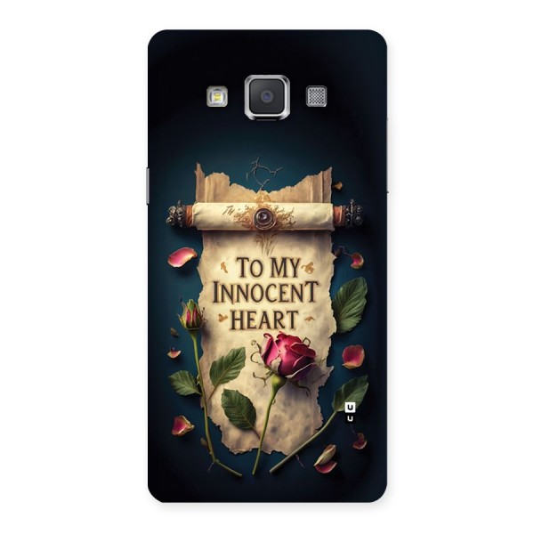 Innocence Of Heart Back Case for Galaxy Grand 3