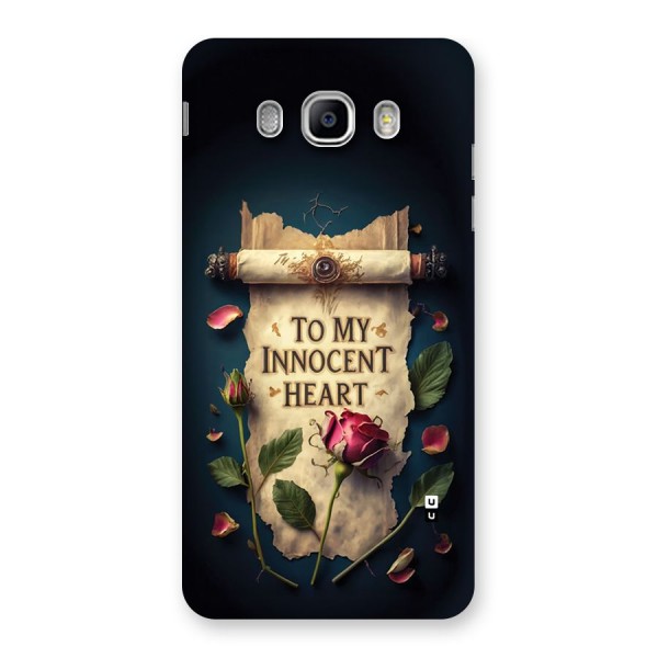 Innocence Of Heart Back Case for Galaxy J5 2016