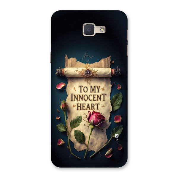 Innocence Of Heart Back Case for Galaxy J5 Prime