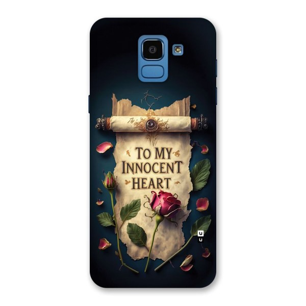 Innocence Of Heart Back Case for Galaxy On6