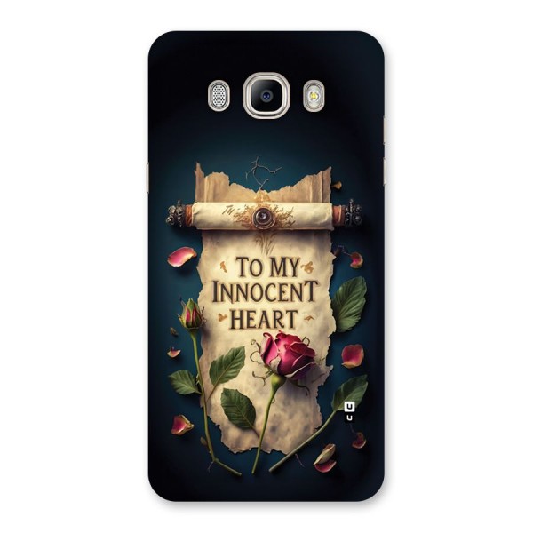Innocence Of Heart Back Case for Galaxy On8