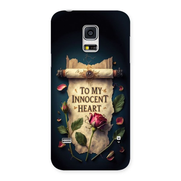 Innocence Of Heart Back Case for Galaxy S5 Mini