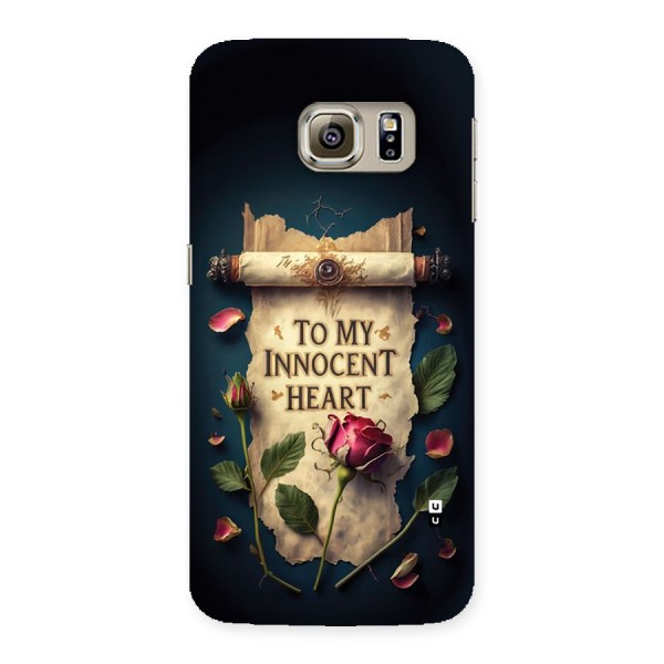 Innocence Of Heart Back Case for Galaxy S6 edge